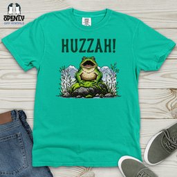 Huzzah Heavy Cotton Comfort Colors Tee Gift For Animal Lover