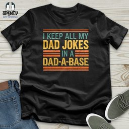 I Keep All My Dad Jokes Softstyle Tee Gift For Dad