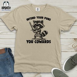 Intend Your Puns Heavy Cotton Comfort Colors Tee Gift For Animal Lover