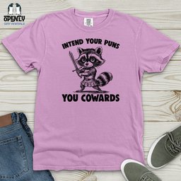 Intend Your Puns Heavy Cotton Comfort Colors Tee Gift For Animal Lover
