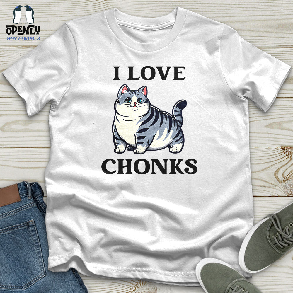 I Love Chonks Softstyle Tee Gift For Animal Lover