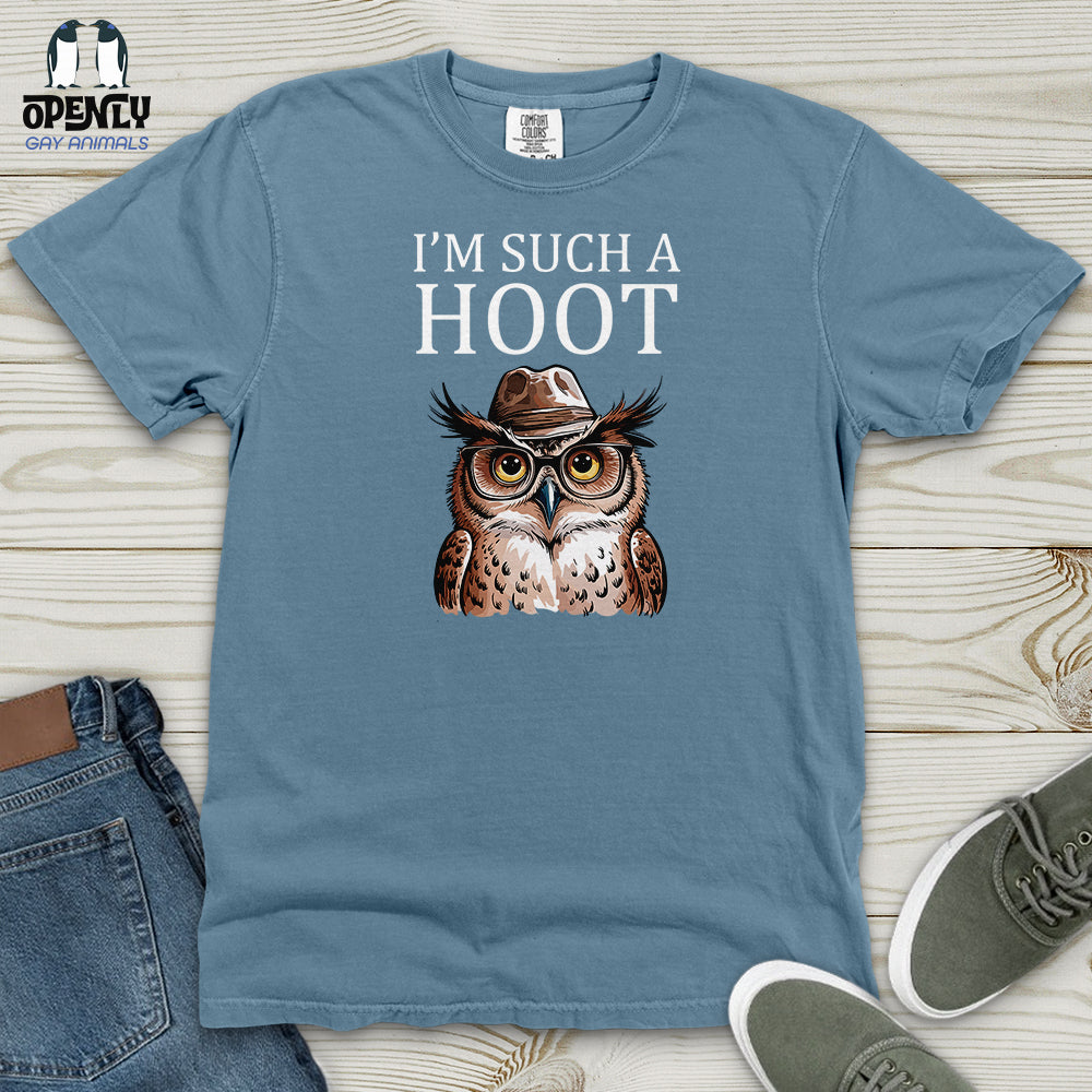Im Such A Hoot Heavy Cotton Comfort Colors Tee Gift For Animal Lover