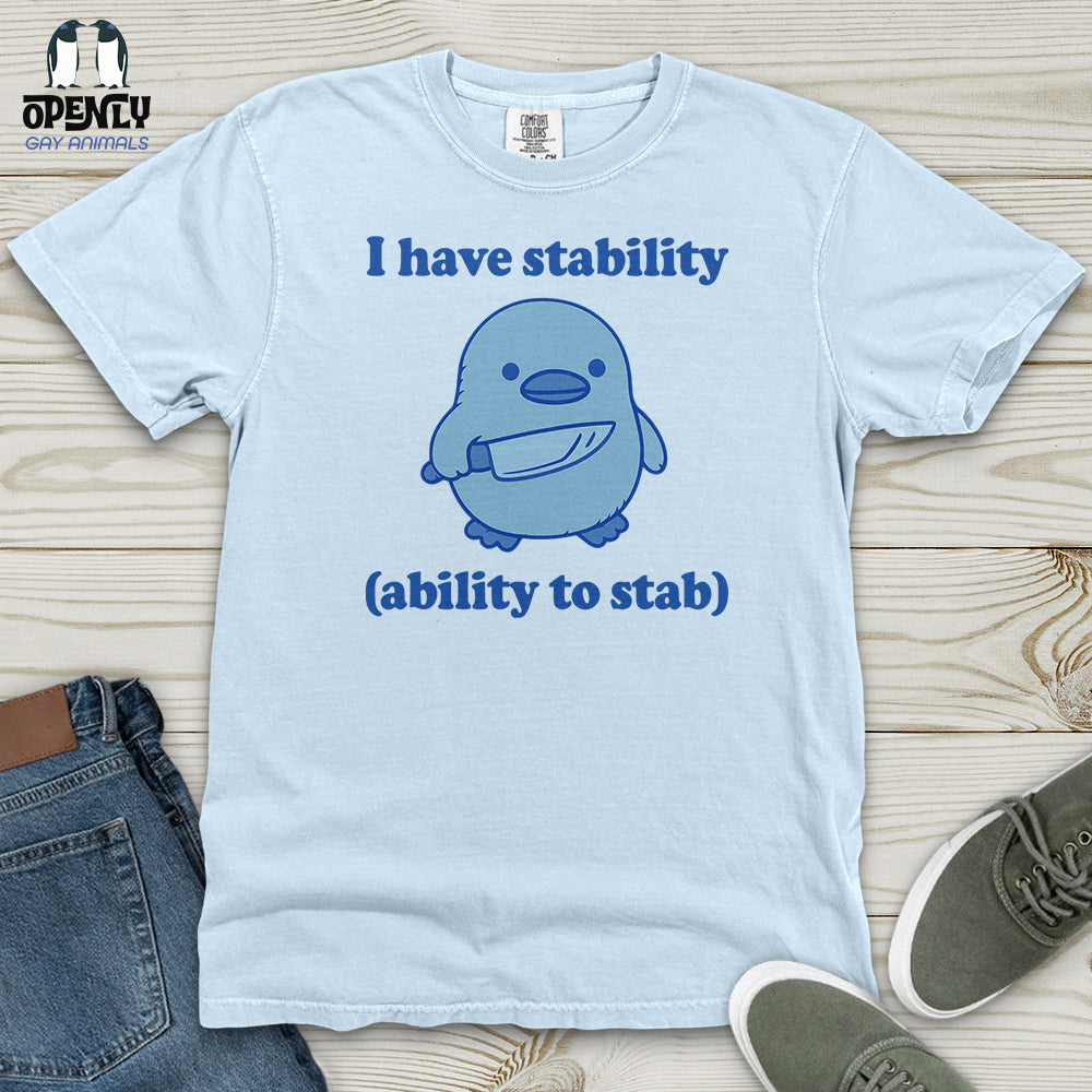 I Have Stability Heavy Cotton Comfort Colors Tee Gift For Animal Lover