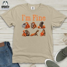 Im Fine 02 Heavy Cotton Comfort Colors Tee Gift For Animal Lover