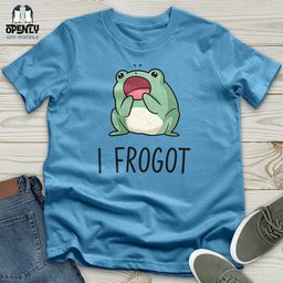 I Frogot Unisex T Shirt Gift For Animal Lover