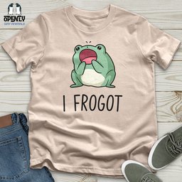 I Frogot Unisex T Shirt Gift For Animal Lover