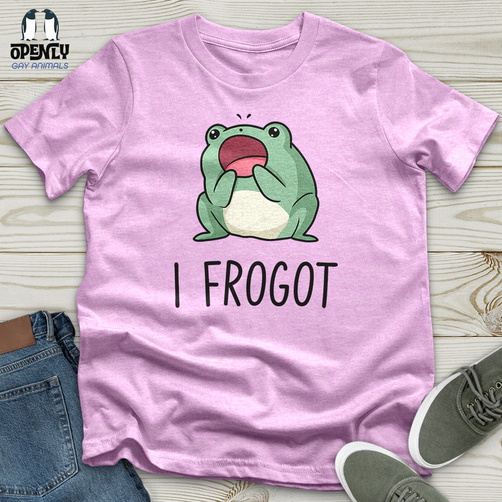 I Frogot Unisex T Shirt Gift For Animal Lover