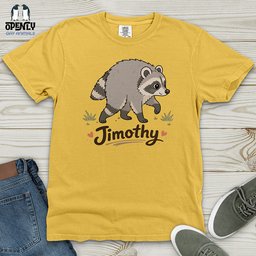Jimothy The Lovable Raccoon Heavy Cotton Comfort Colors Tee Gift For Animal Lover