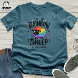 Im The Rainbow Sheep Unisex T Shirt Gift For Animal Lover