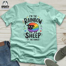 Im The Rainbow Sheep Unisex T Shirt Gift For Animal Lover