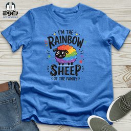 Im The Rainbow Sheep Unisex T Shirt Gift For Animal Lover