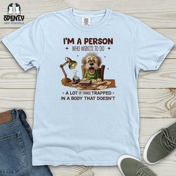 Im A Person Heavy Cotton Comfort Colors Tee Gift For Animal Lover
