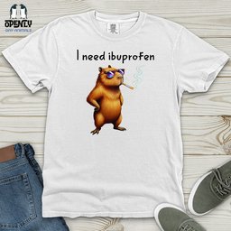 I Need Ibuprofen Heavy Cotton Comfort Colors Tee Gift For Animal Lover