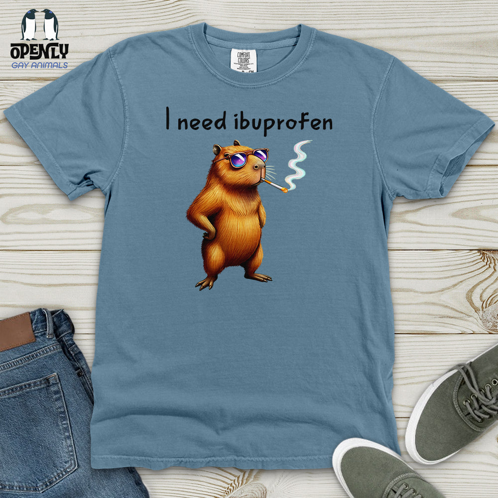 I Need Ibuprofen Heavy Cotton Comfort Colors Tee Gift For Animal Lover