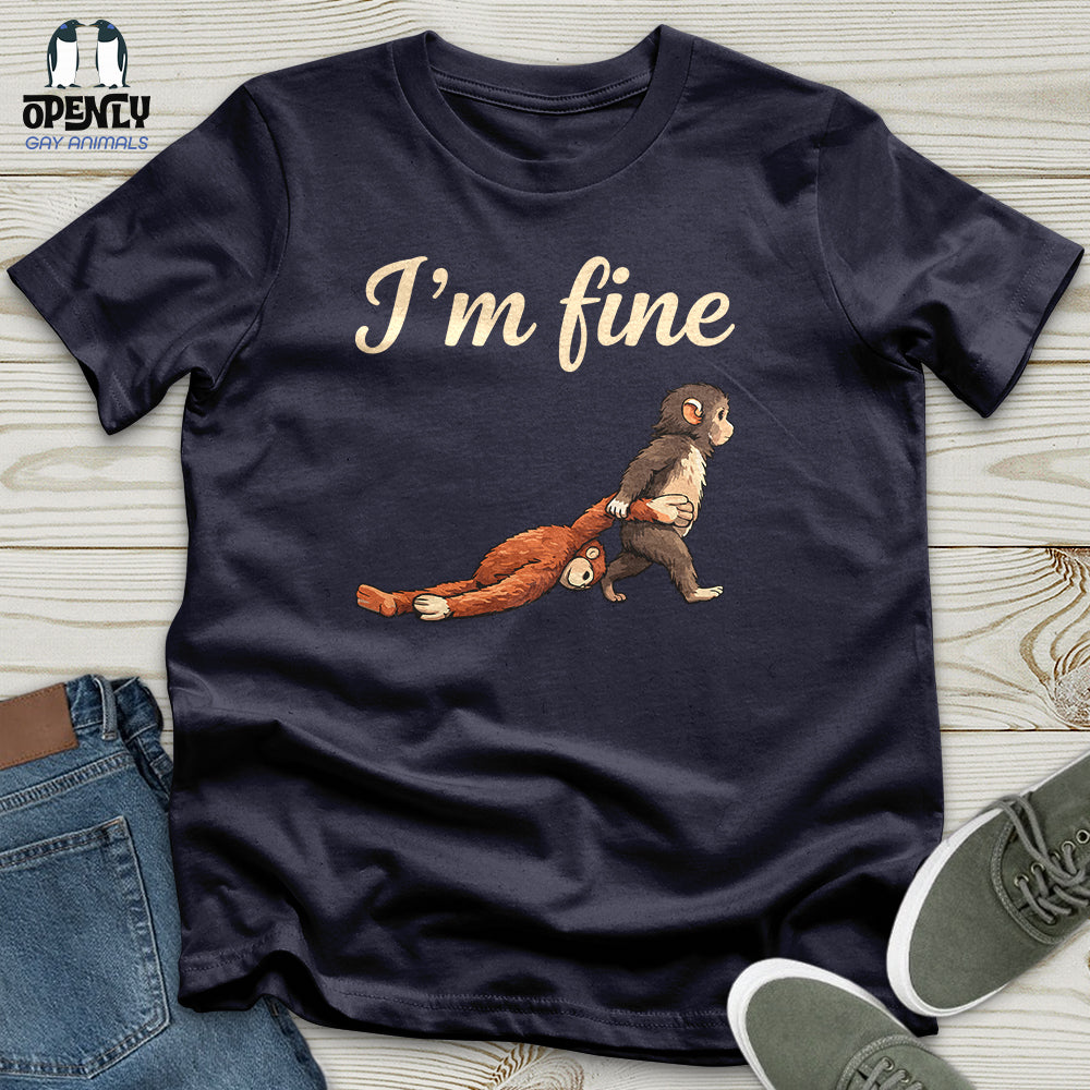 Im Fine 04 Unisex T Shirt Gift For Animal Lover
