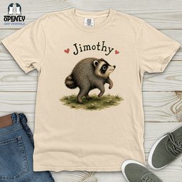 Jimothys Woodland Stroll Heavy Cotton Comfort Colors Tee Gift For Animal Lover