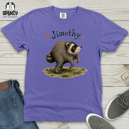 Jimothys Woodland Stroll Heavy Cotton Comfort Colors Tee Gift For Animal Lover