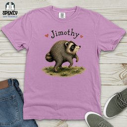 Jimothys Woodland Stroll Heavy Cotton Comfort Colors Tee Gift For Animal Lover