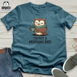 I Am Not A Morning Bird Unisex T Shirt Gift For Animal Lover