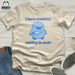 I Have Stability Softstyle Tee Gift For Animal Lover