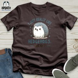 I Just Really Like Hedgehogs Okay Softstyle Tee Gift For Animal Lover