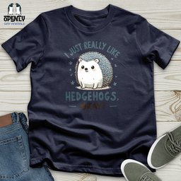I Just Really Like Hedgehogs Okay Softstyle Tee Gift For Animal Lover