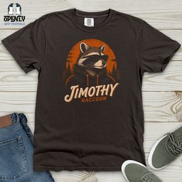 Jimothy Raccoon Heavy Cotton Comfort Colors Tee Gift For Animal Lover