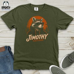 Jimothy Raccoon Heavy Cotton Comfort Colors Tee Gift For Animal Lover
