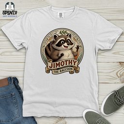 Jimothy The Raccoon Heavy Cotton Comfort Colors Tee Gift For Animal Lover