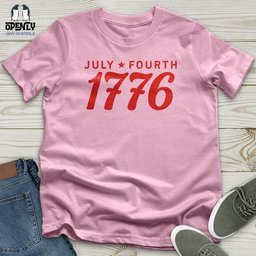 July Fourth 1776 Unisex T Shirt Gift For Animal Lover