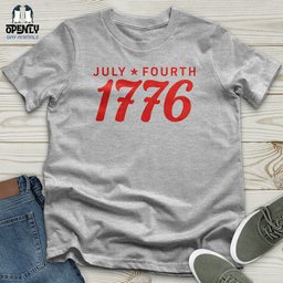 July Fourth 1776 Unisex T Shirt Gift For Animal Lover