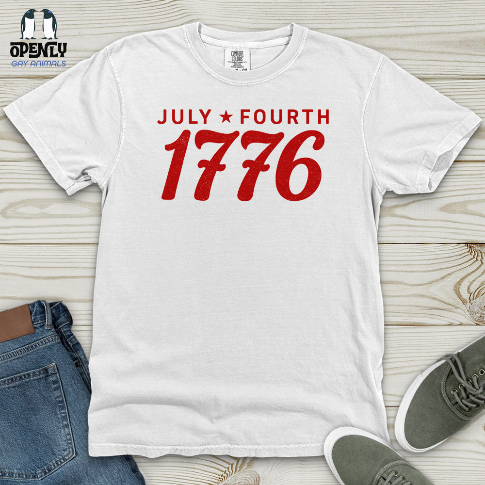 July Fourth 1776 Heavy Cotton Comfort Colors Tee Gift For Animal Lover