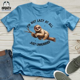 Im Not Lazy At All Unisex T Shirt Gift For Animal Lover