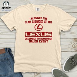 I Survived The Clam Heavy Cotton Comfort Colors Tee Gift For Animal Lover