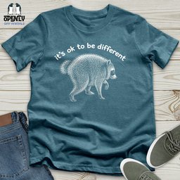 Its Ok To Be Different Unisex T Shirt Gift For Animal Lover
