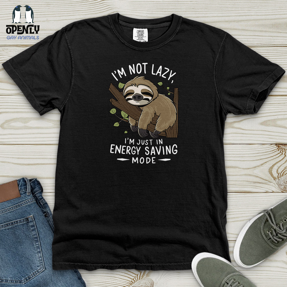 Im Not Lazy Im Just In Power Saving Mode Heavy Cotton Comfort Colors Tee Gift For Animal Lover
