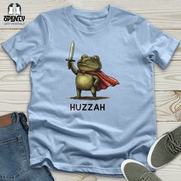 Huzzah 02 Unisex T Shirt Gift For Animal Lover