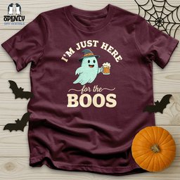 Im Just Here For The Boos Unisex T Shirt Gift For Animal Lover