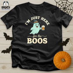 Im Just Here For The Boos Unisex T Shirt Gift For Animal Lover