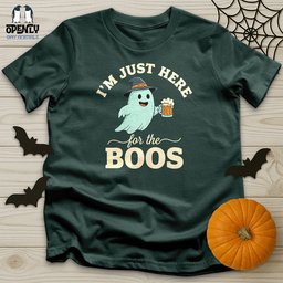 Im Just Here For The Boos Unisex T Shirt Gift For Animal Lover