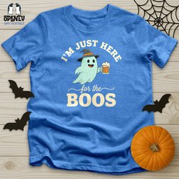 Im Just Here For The Boos Unisex T Shirt Gift For Animal Lover