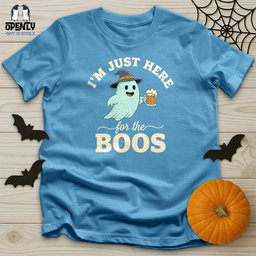 Im Just Here For The Boos Unisex T Shirt Gift For Animal Lover