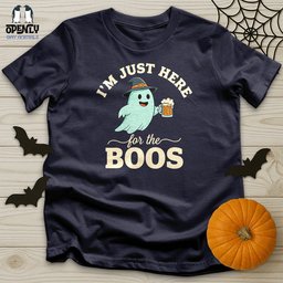 Im Just Here For The Boos Unisex T Shirt Gift For Animal Lover