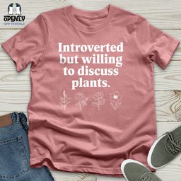Introverted Unisex T Shirt Gift For Animal Lover
