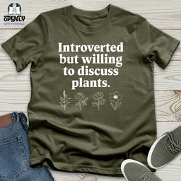 Introverted Unisex T Shirt Gift For Animal Lover