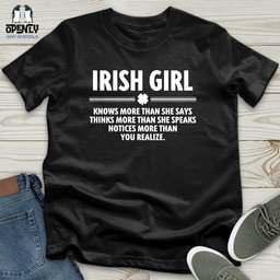 Irish Girl Unisex T Shirt Gift For Animal Lover