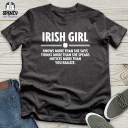 Irish Girl Unisex T Shirt Gift For Animal Lover