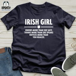 Irish Girl Unisex T Shirt Gift For Animal Lover