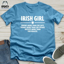 Irish Girl Unisex T Shirt Gift For Animal Lover