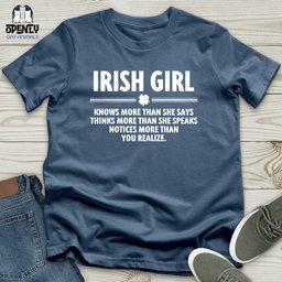 Irish Girl Unisex T Shirt Gift For Animal Lover